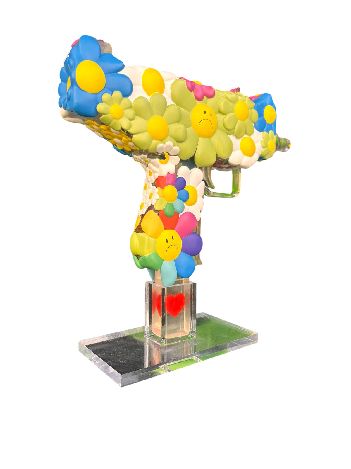 Flower Power Shoeuzi 100%  Art Sculpture by J-LDN aka Jack London