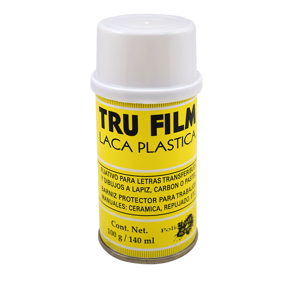 Tru Film Laca Plástica Brillante en Aerosol 140 ml