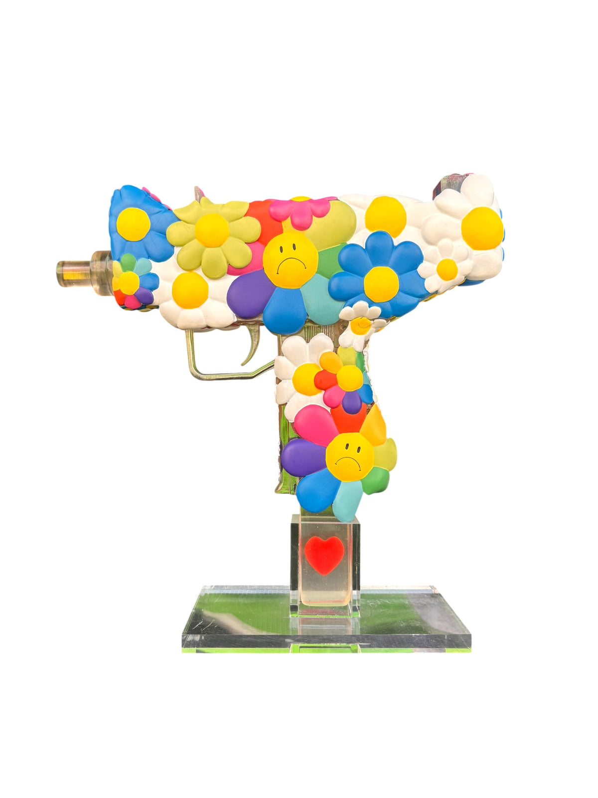 Flower Power Shoeuzi 100%  Art Sculpture by J-LDN aka Jack London