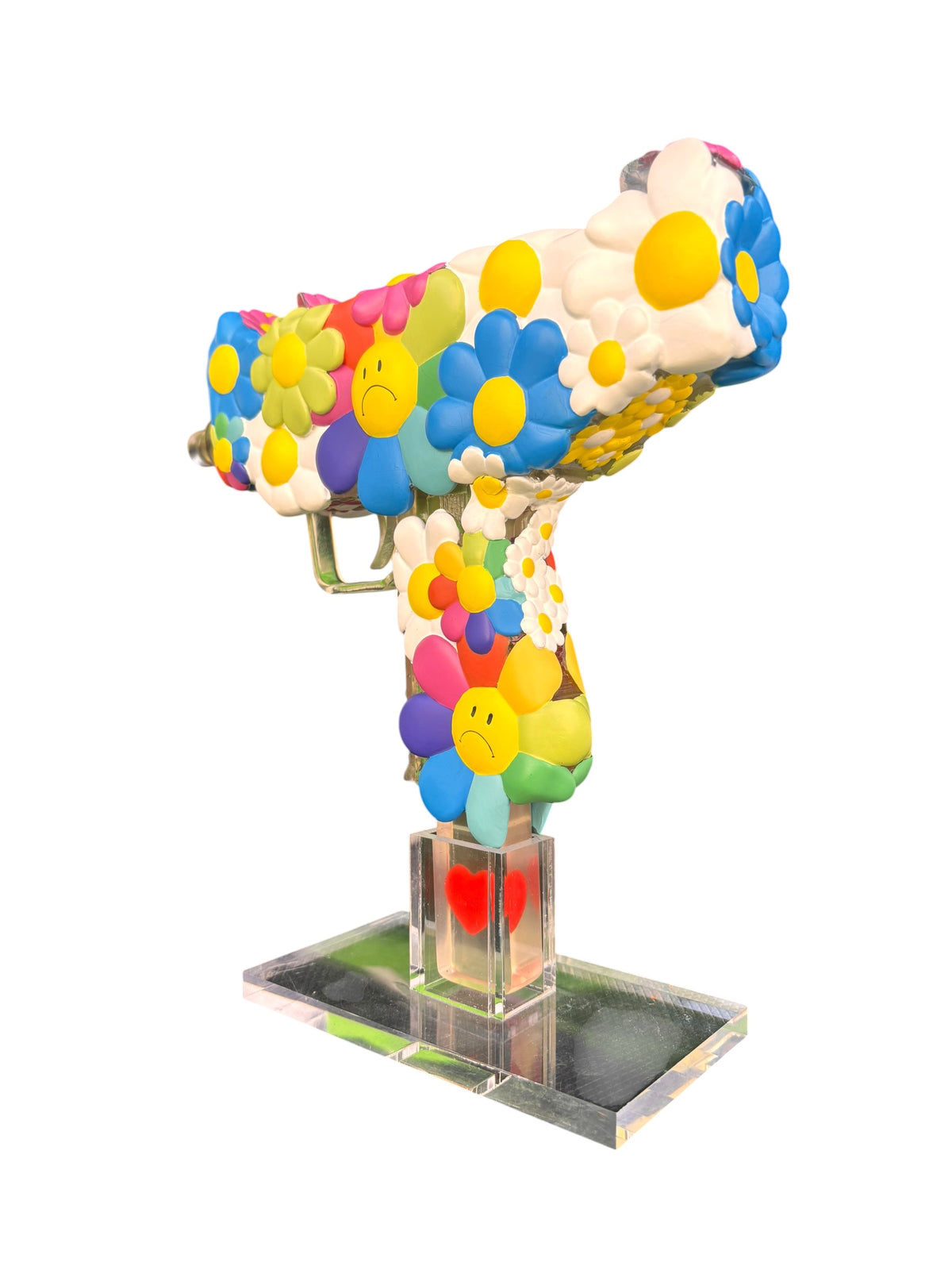 Flower Power Shoeuzi 100%  Art Sculpture by J-LDN aka Jack London