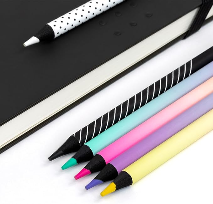 Blíster c/6 lápices de color mina gruesa Sunset