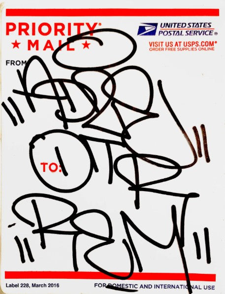 USPS Priority Mail Stickers - 3 Piezas