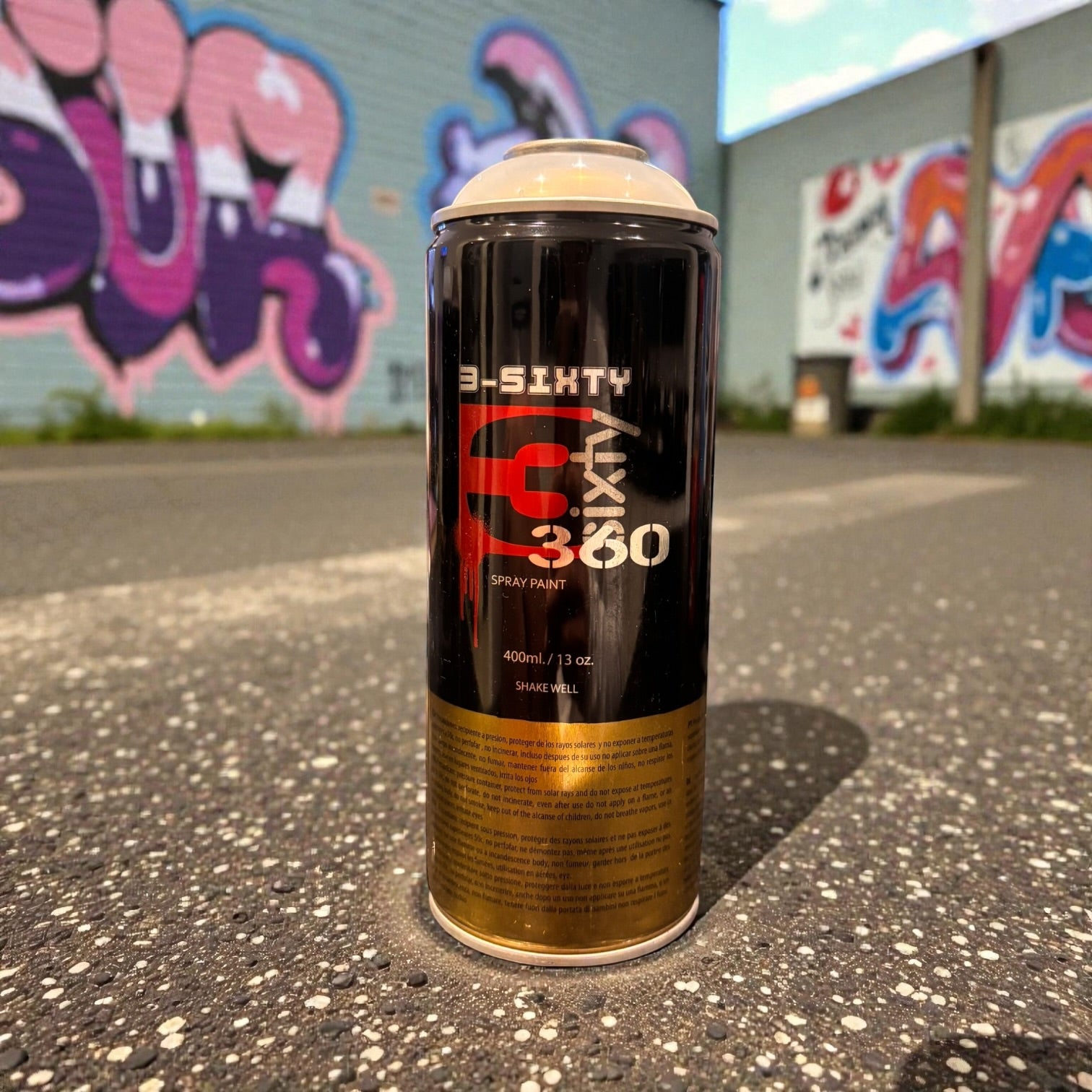 Aerosol 360 Brillante - Blanco, Negro, Grises y Café