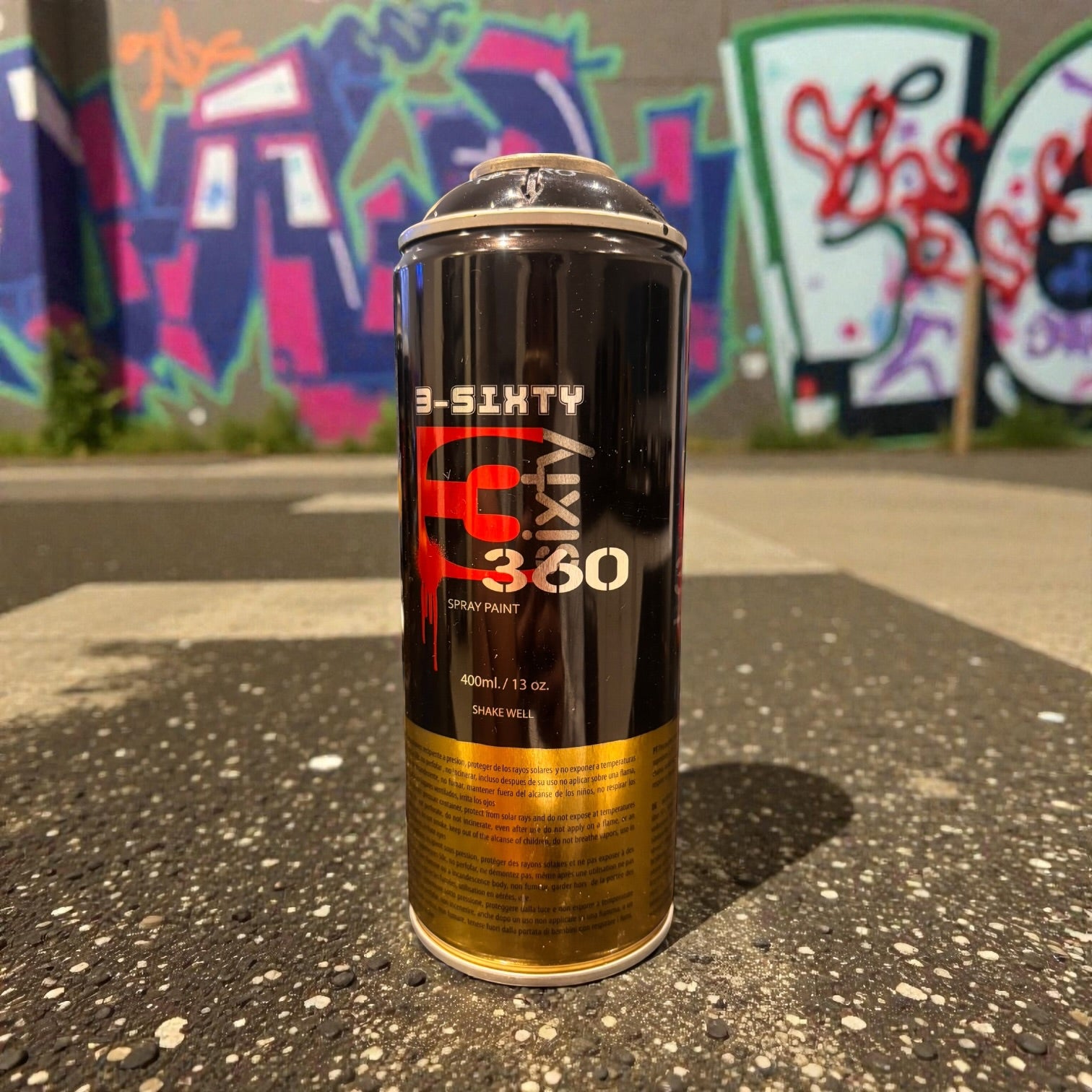 Aerosol 360 Brillante - Blanco, Negro, Grises y Café