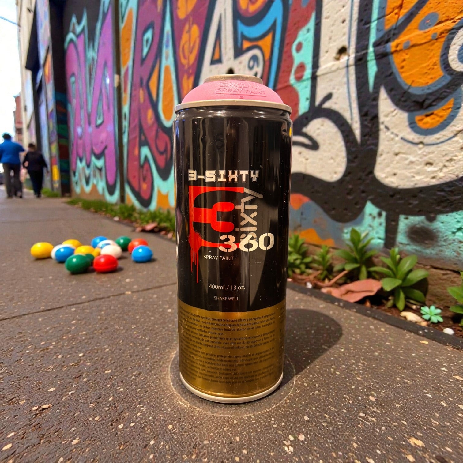 Aerosol 360 Brillante - Amarillos, Rosas, Lilas, Beige y Morados