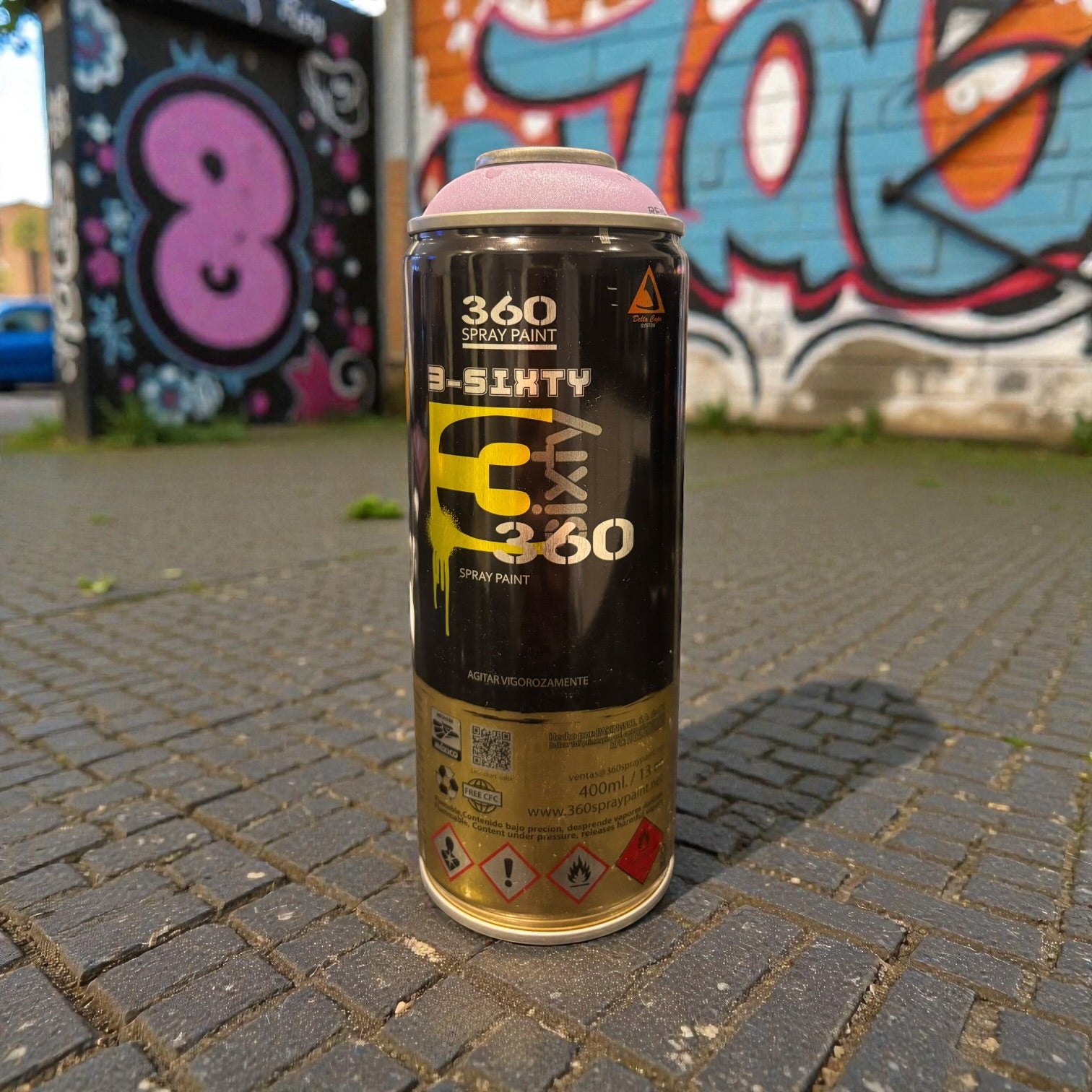 Aerosol 360 Brillante - Amarillos, Rosas, Lilas, Beige y Morados