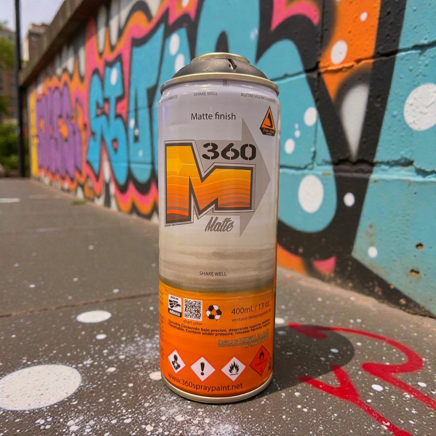 360 MATE tonos de Blanco, Negro y Gris