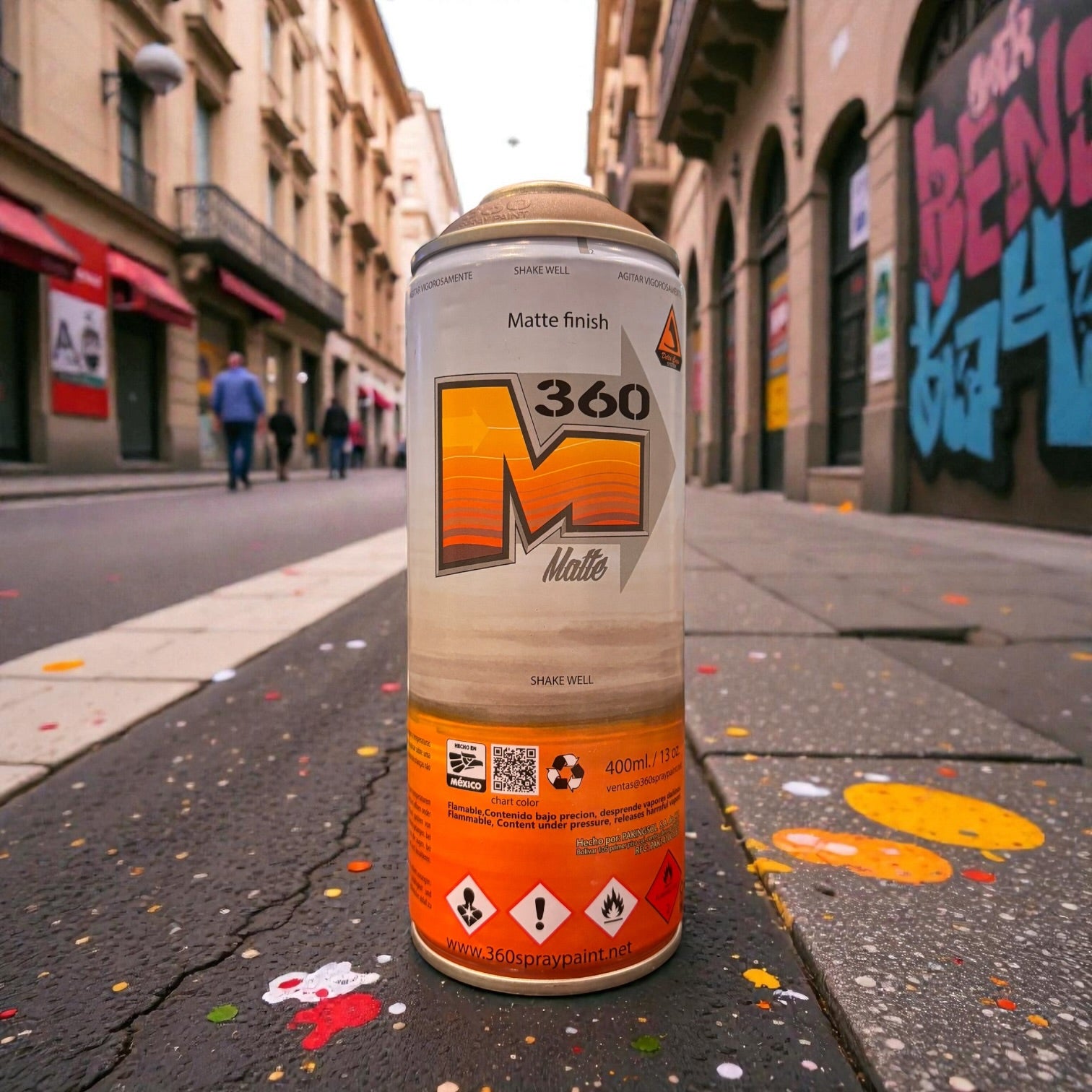 Aerosol 360 Mate - Beige y Marron