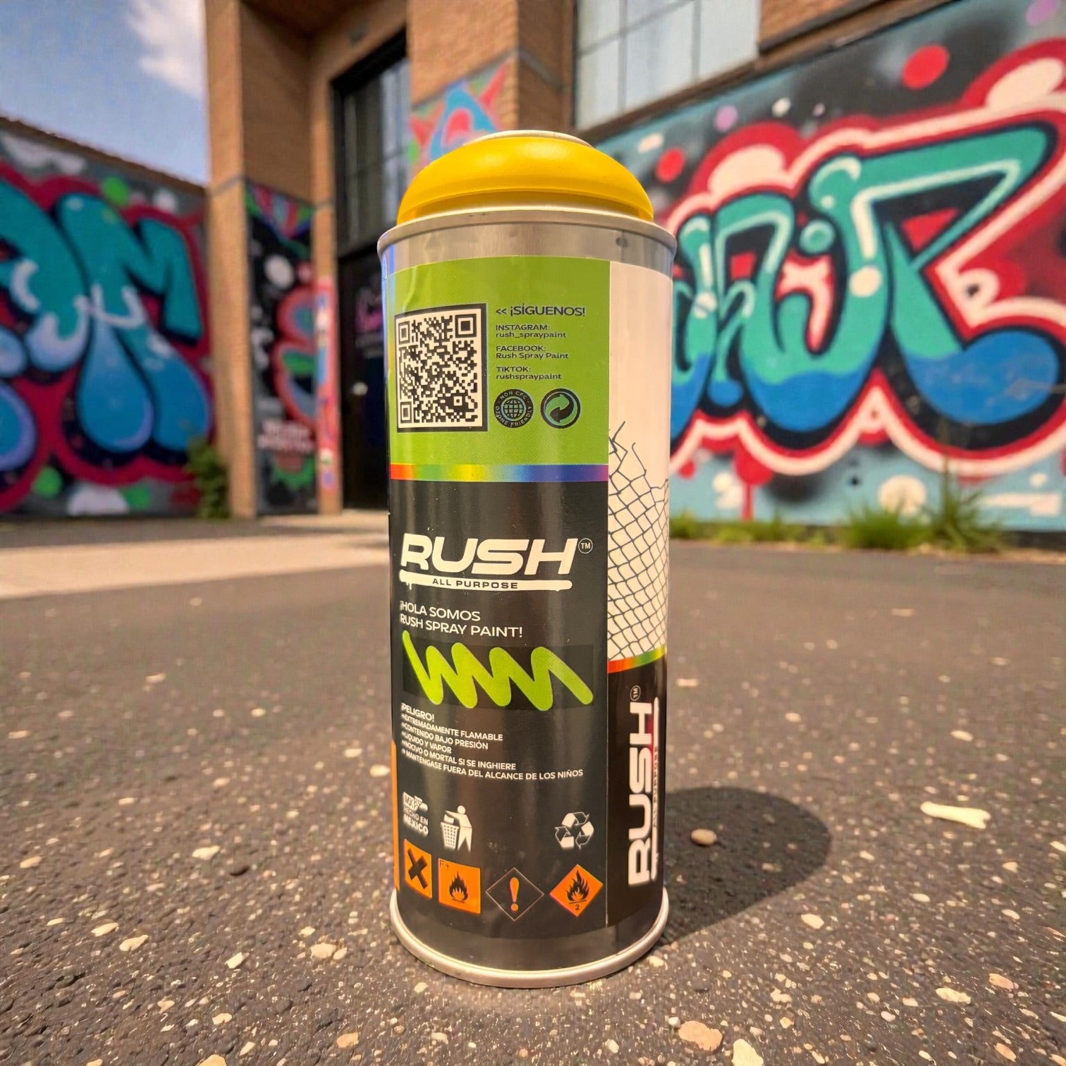 Aerosol Rush Spray Paint - Tonos Cálidos