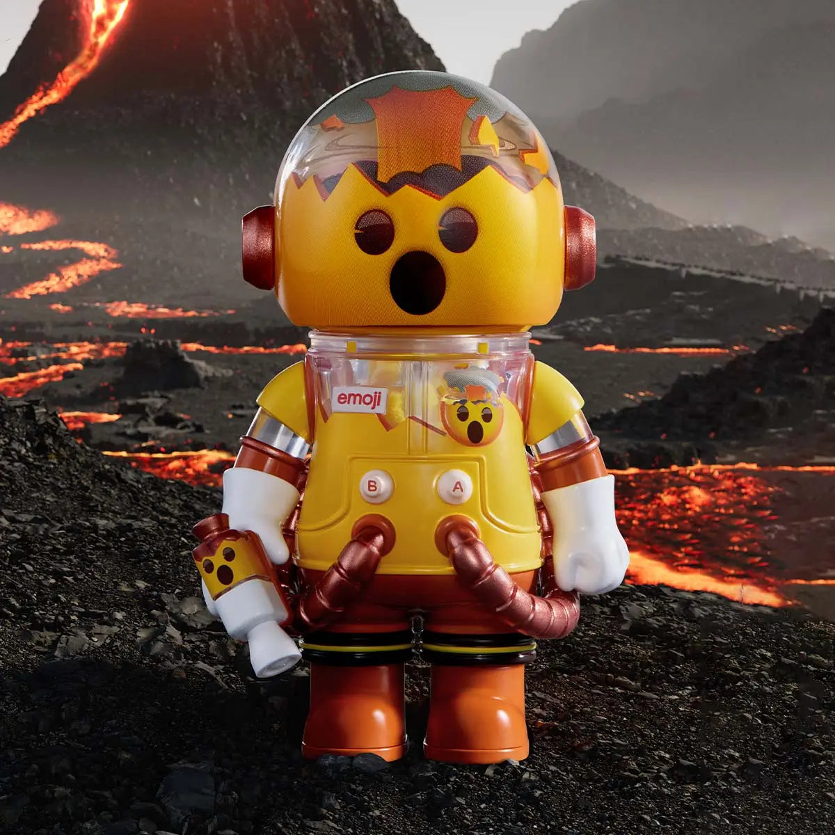 MEGA SPACE MOLLY 100% × emoji series