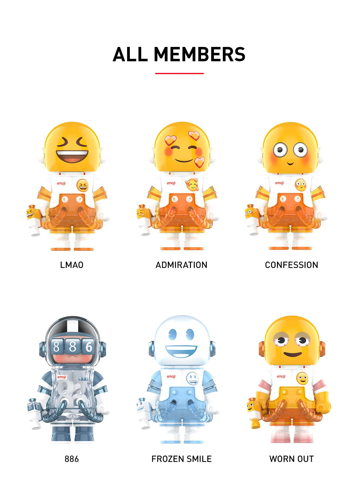 MEGA SPACE MOLLY 100% × emoji series