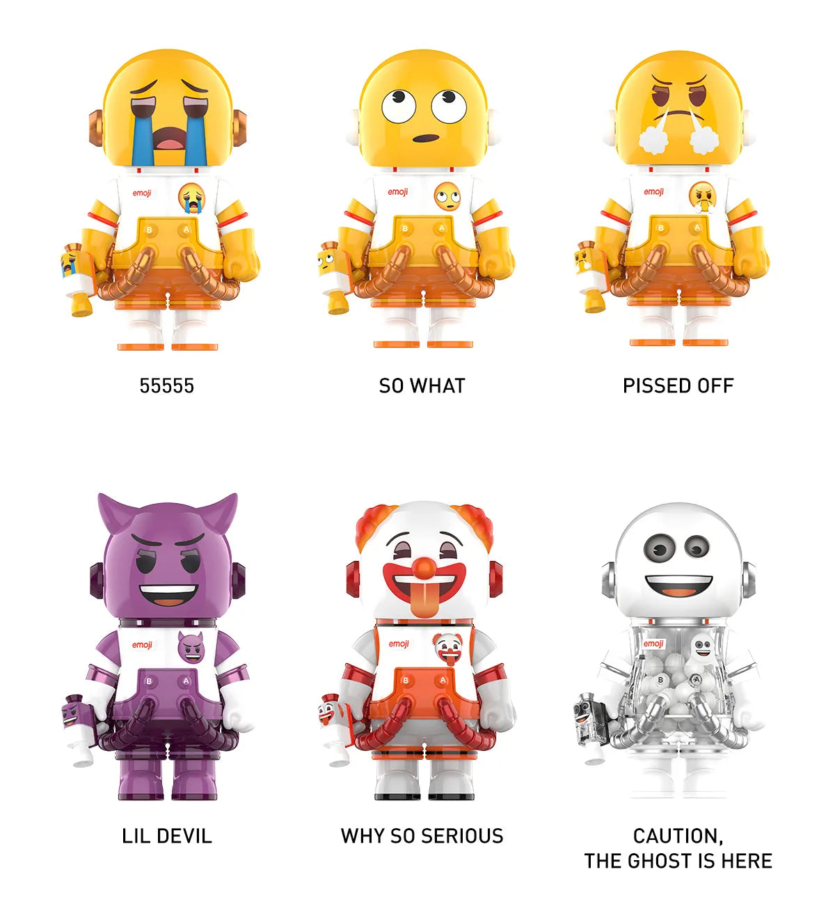 MEGA SPACE MOLLY 100% × emoji series