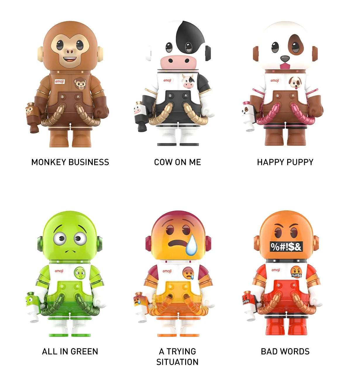 MEGA SPACE MOLLY 100% × emoji series