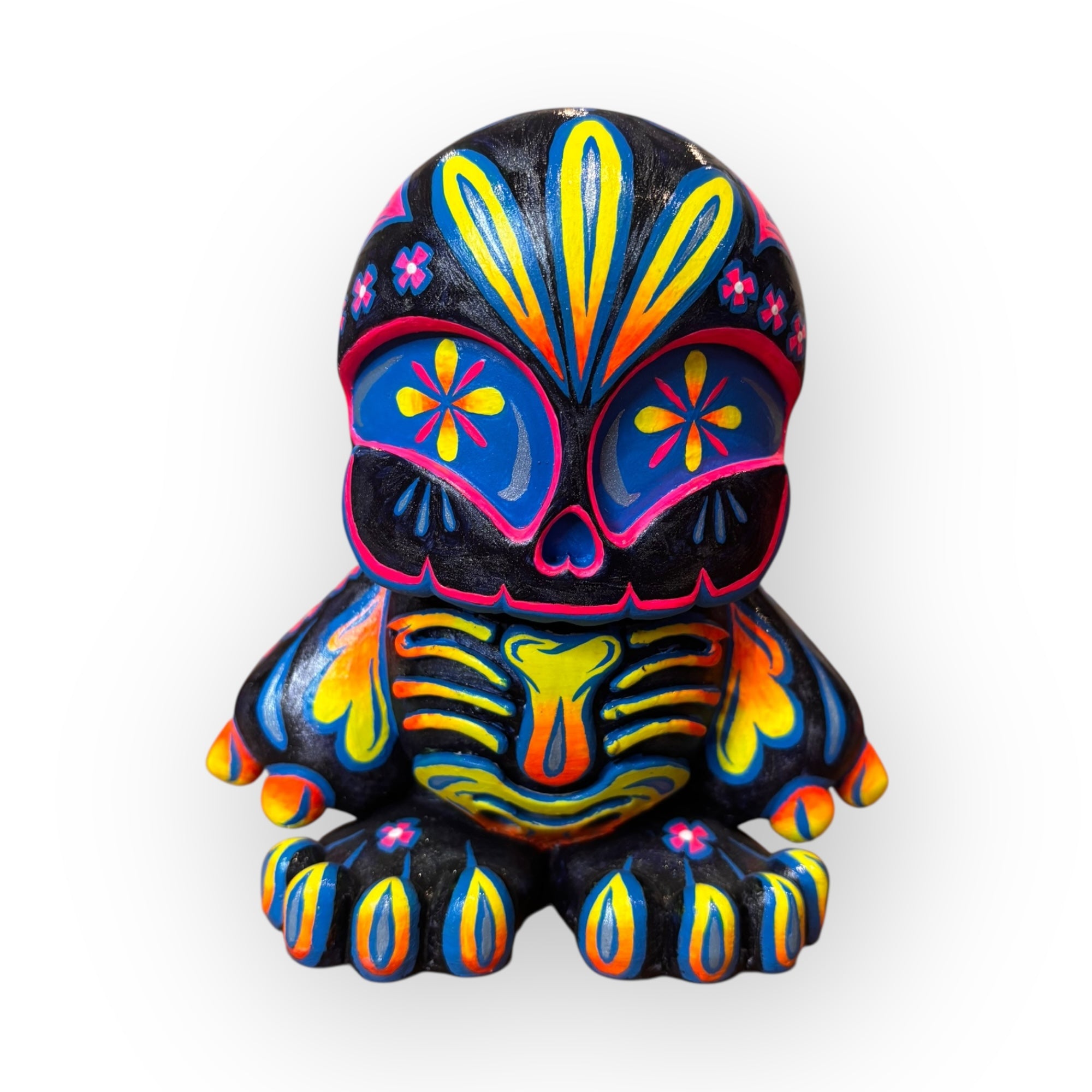 Trece Anfibio | Chiquiztli Custom 15 cm Neon Flower (UV REACTIVE)