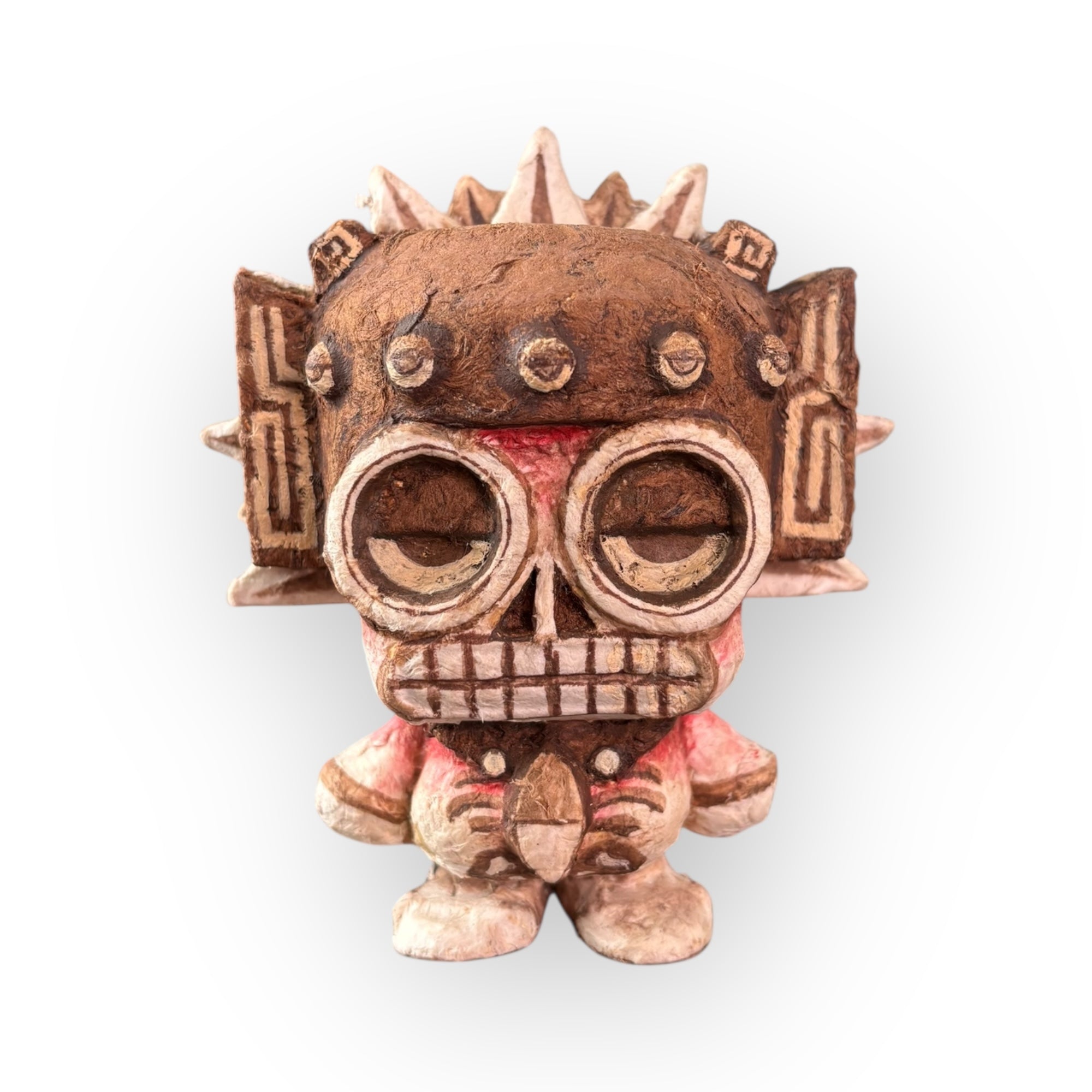 Las 5 Esencias | Treceanfibio | 15 cm | Papel Amate Artesanal