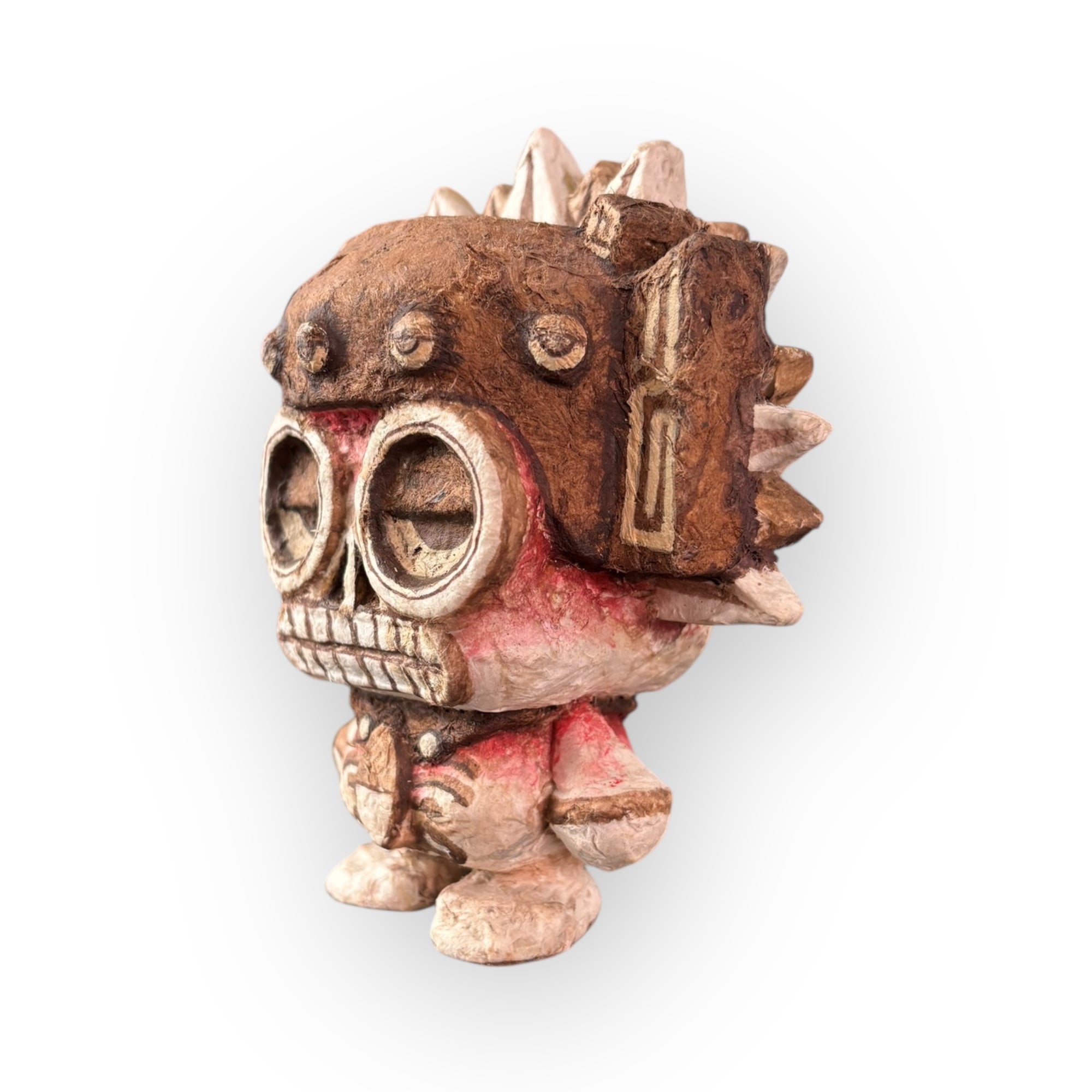 Treceanfibio | Mictlantecuhtli Custom 15 cm - Papel Amate Artesanal