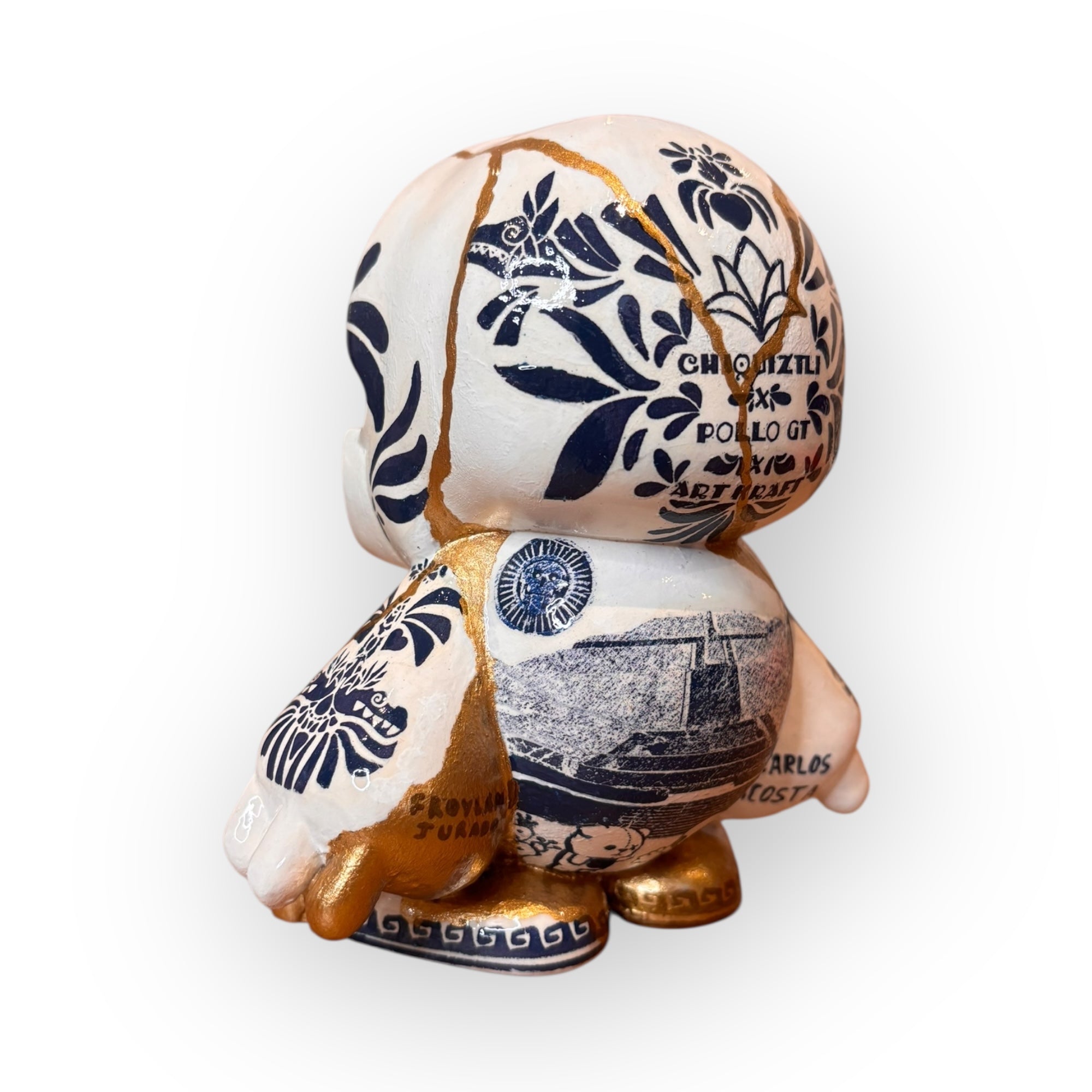 Art Kraft | Chiquiztli Custom 15 cm Talavera Kintsugi