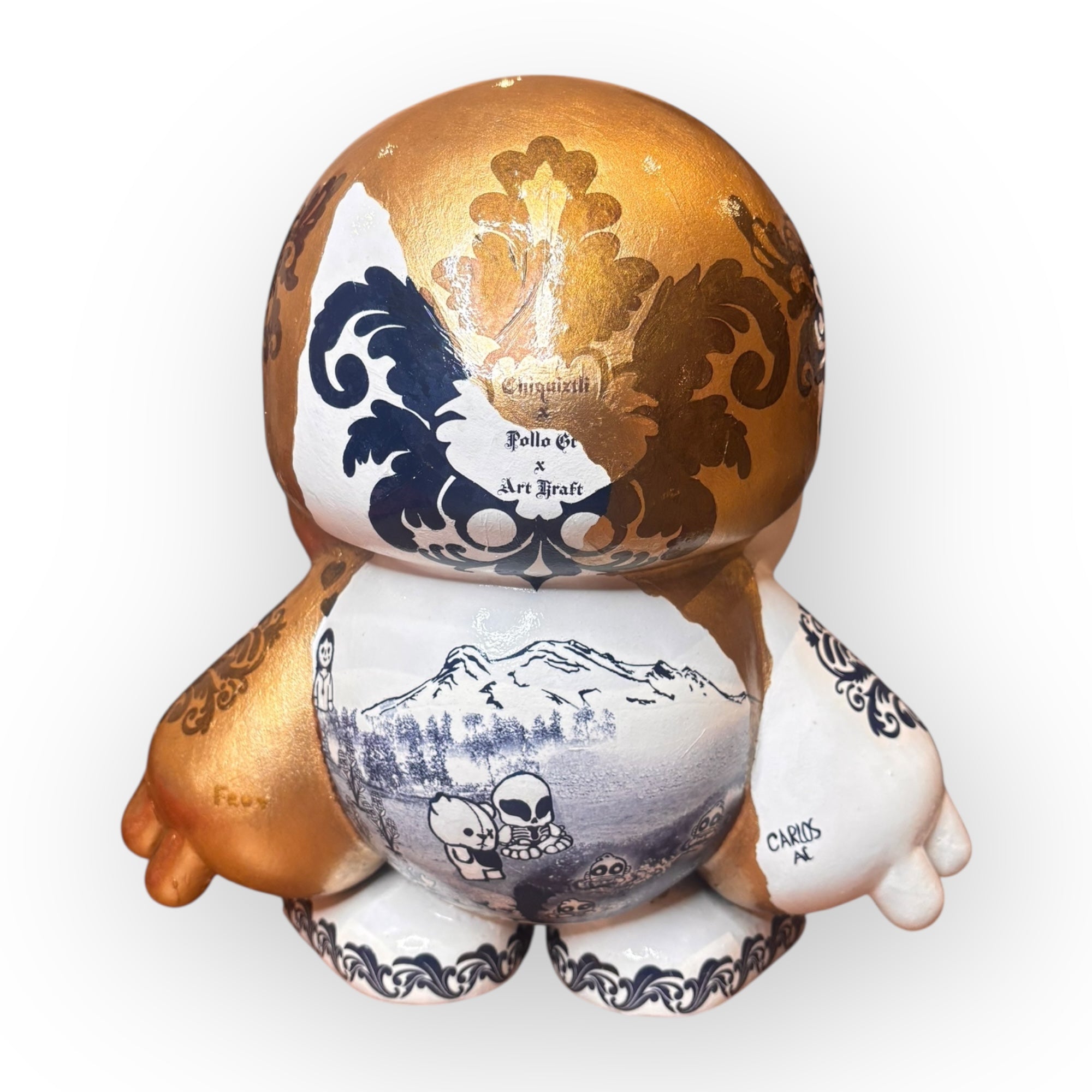 Art Kraft | Chiquiztli Custom 30 cm Iztaccíhuatl - Talavera Kintsugi