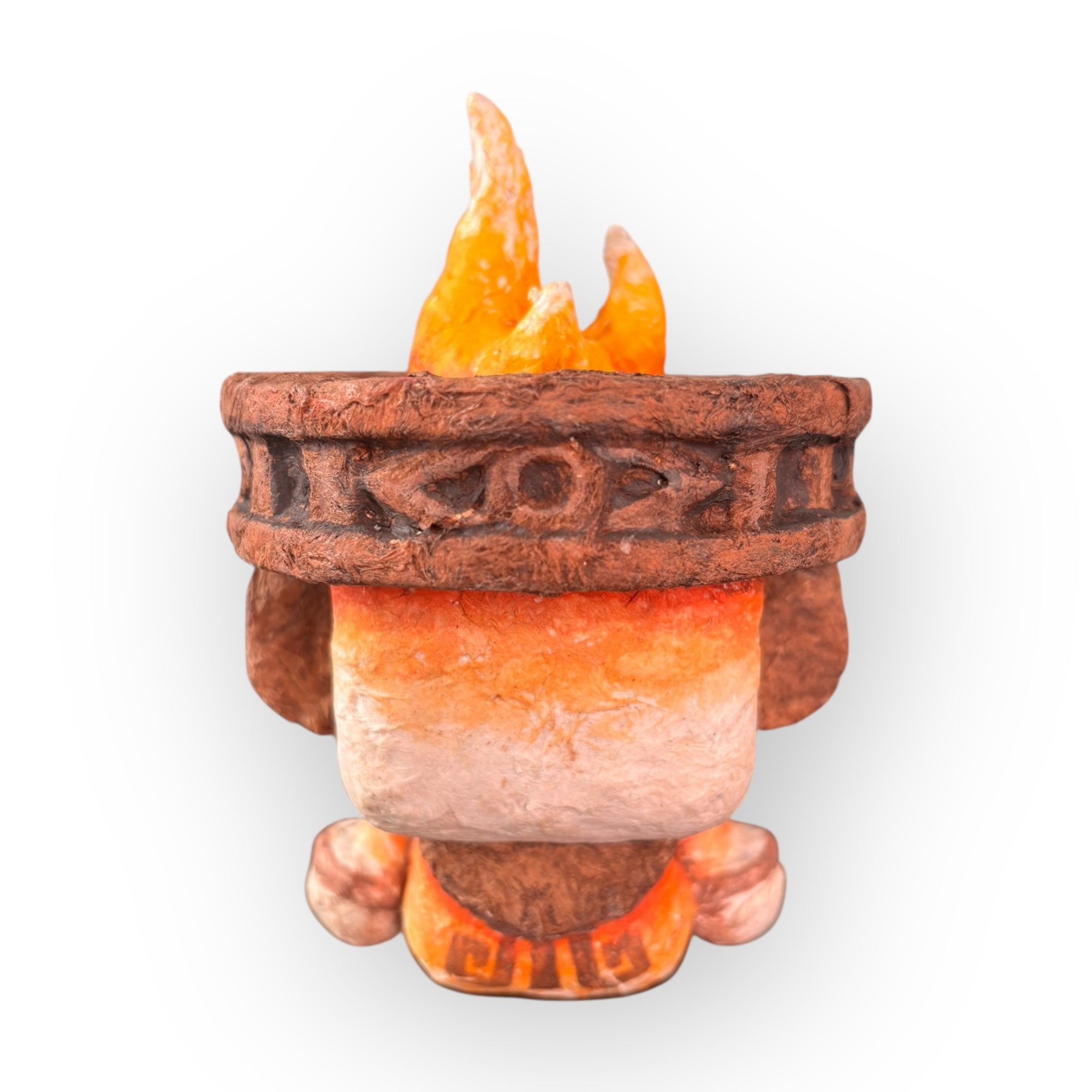 Treceanfibio | Huehueteotl Custom 15 cm - Papel Amate Artesanal