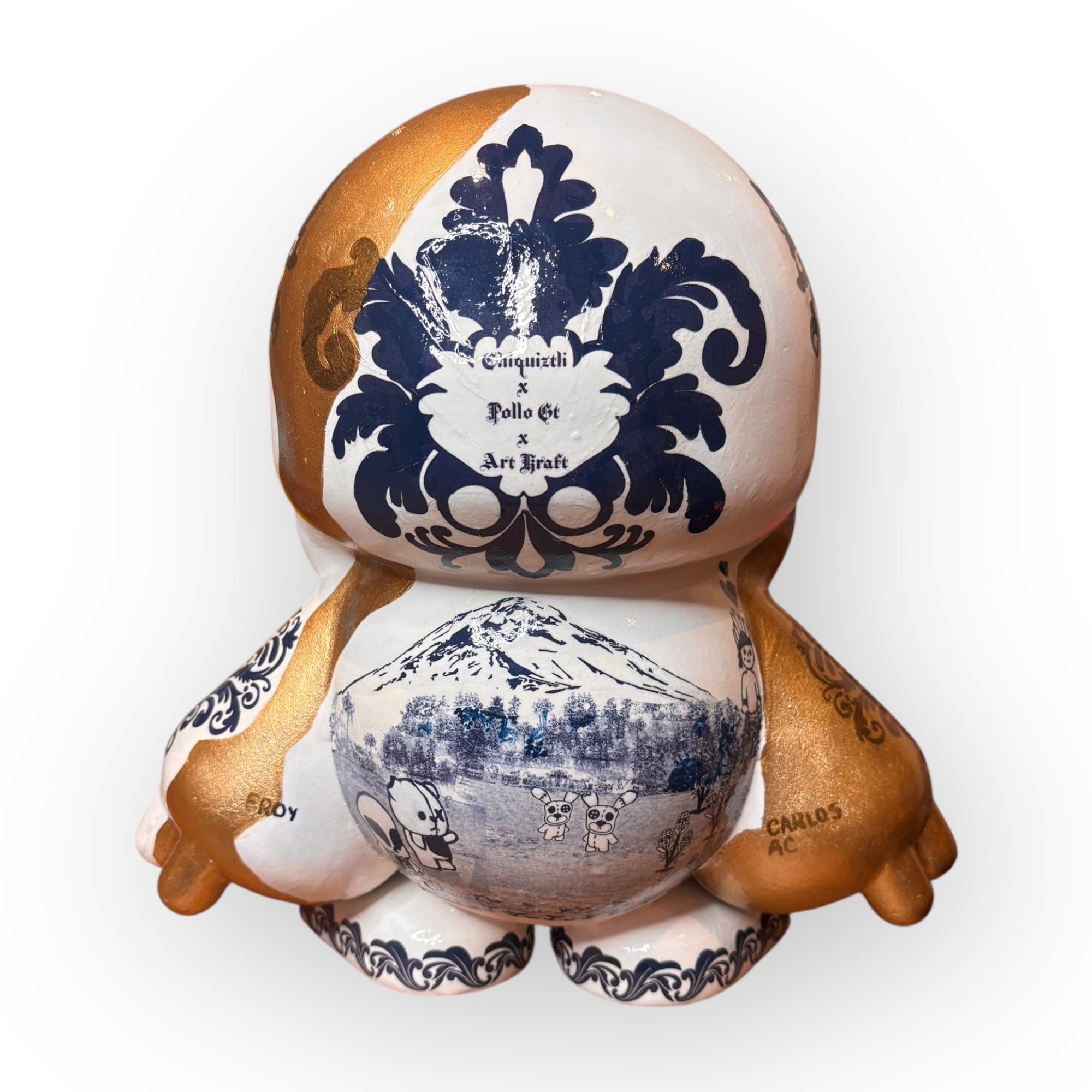 Art Kraft | Chiquiztli Custom 30 cm Popocatépetl - Talavera Kintsugi