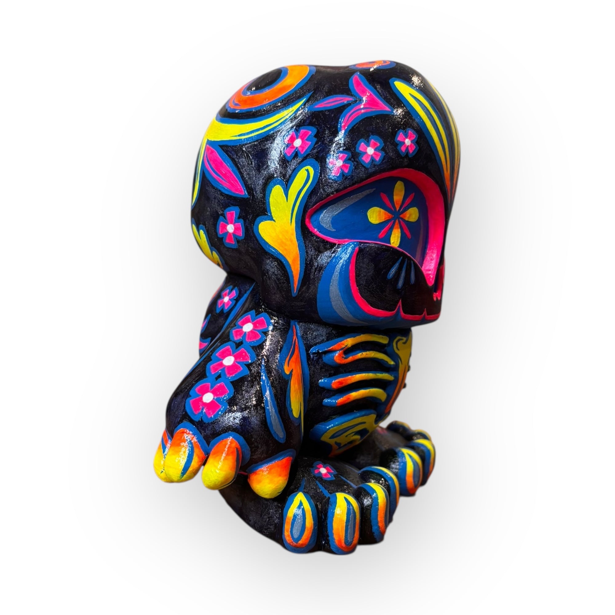 Trece Anfibio | Chiquiztli Custom 15 cm Neon Flower (UV REACTIVE)