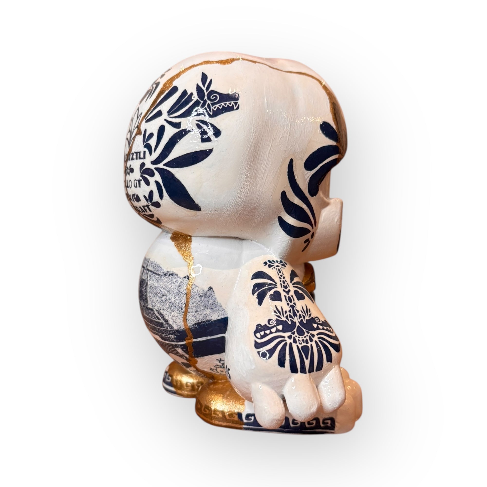 Art Kraft | Chiquiztli Custom 15 cm Talavera Kintsugi