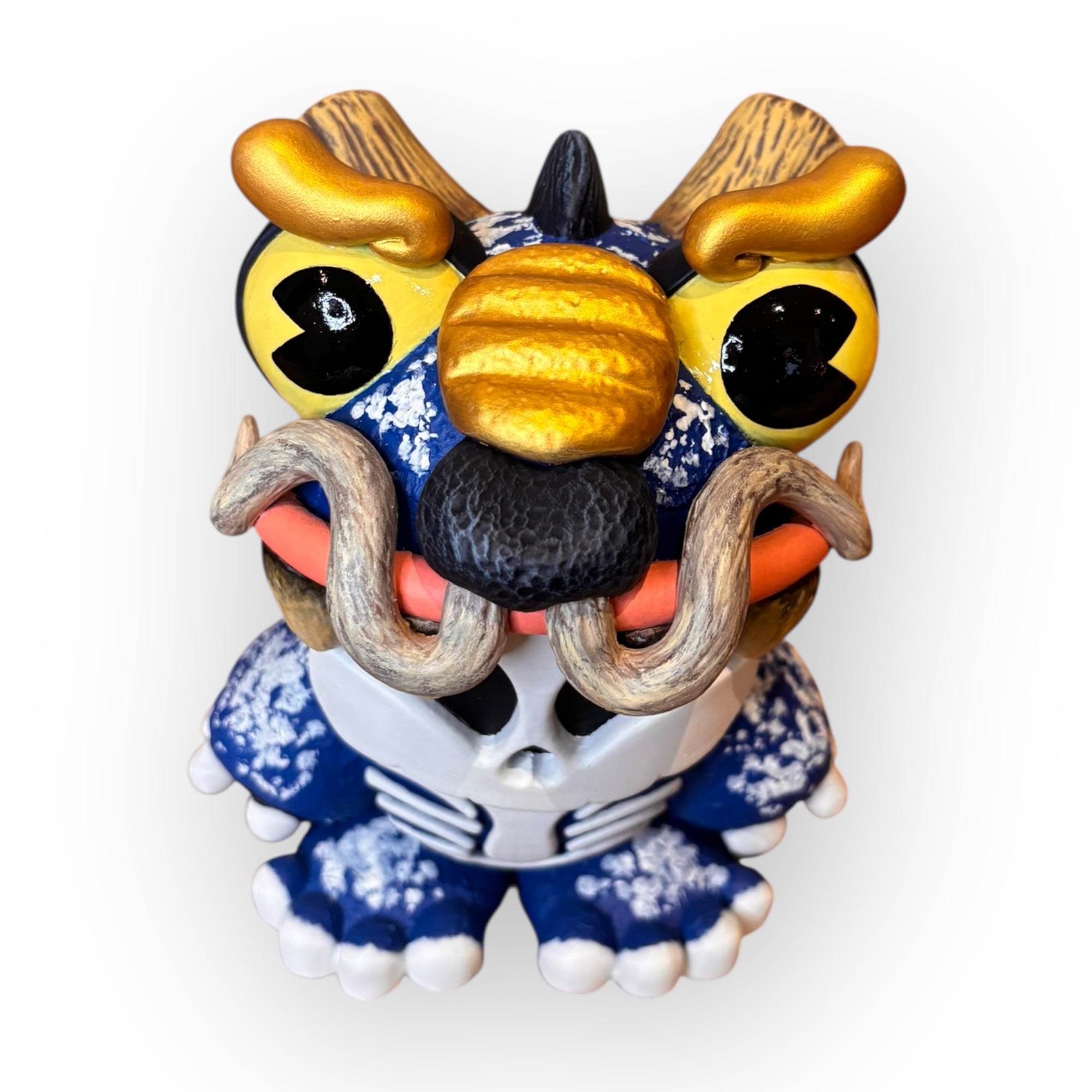 Vinsel Castro | Chiquiztli Custom 15 cm Blue Chinese Dragon