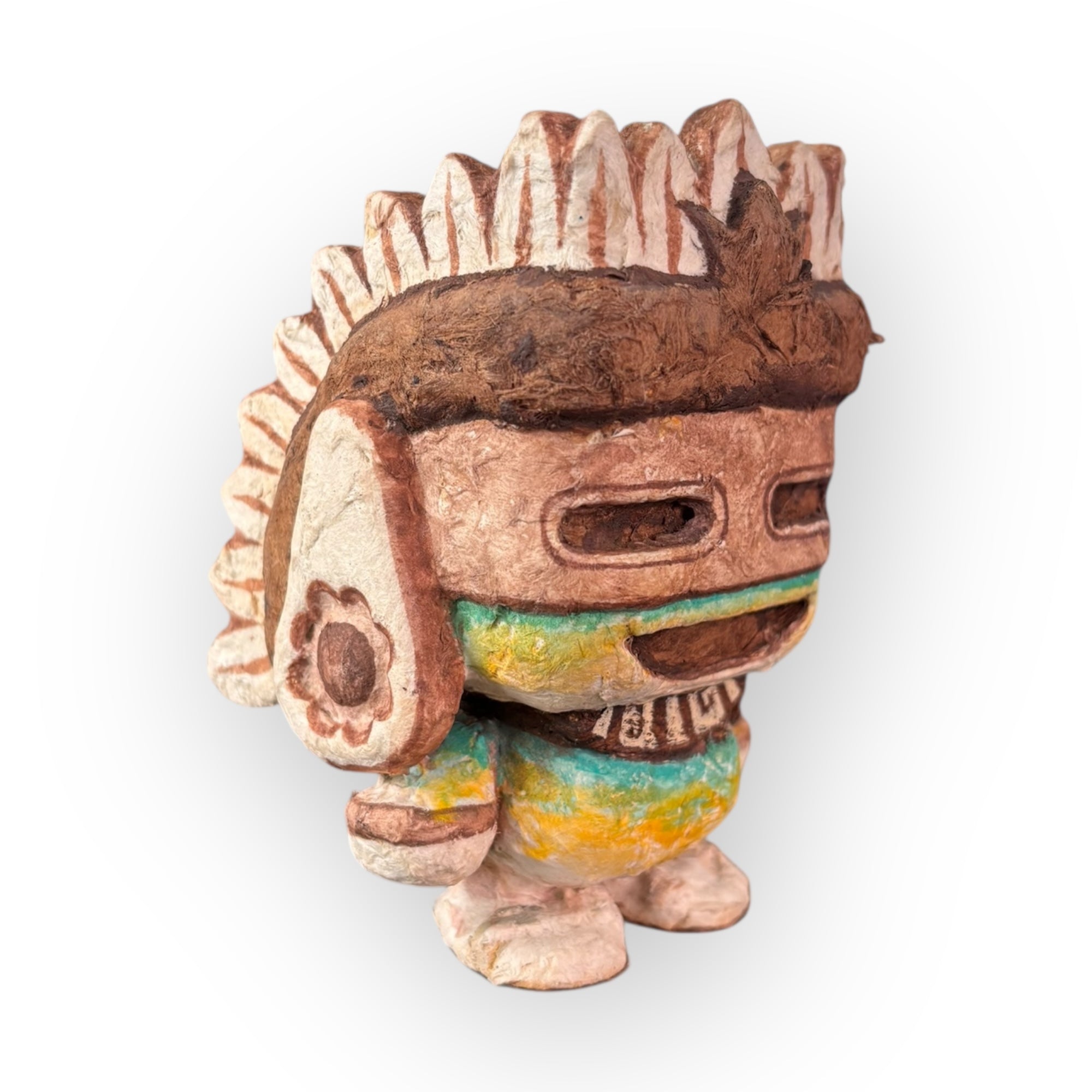 Treceanfibio | Huitzilopochtli Custom 15 cm - Papel Amate Artesanal