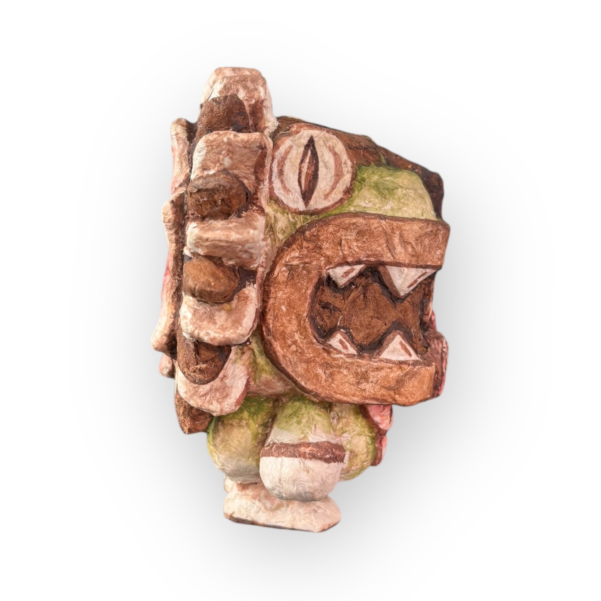 Treceanfibio | Quetzalcóatl Custom 15 cm - Papel Amate Artesanal