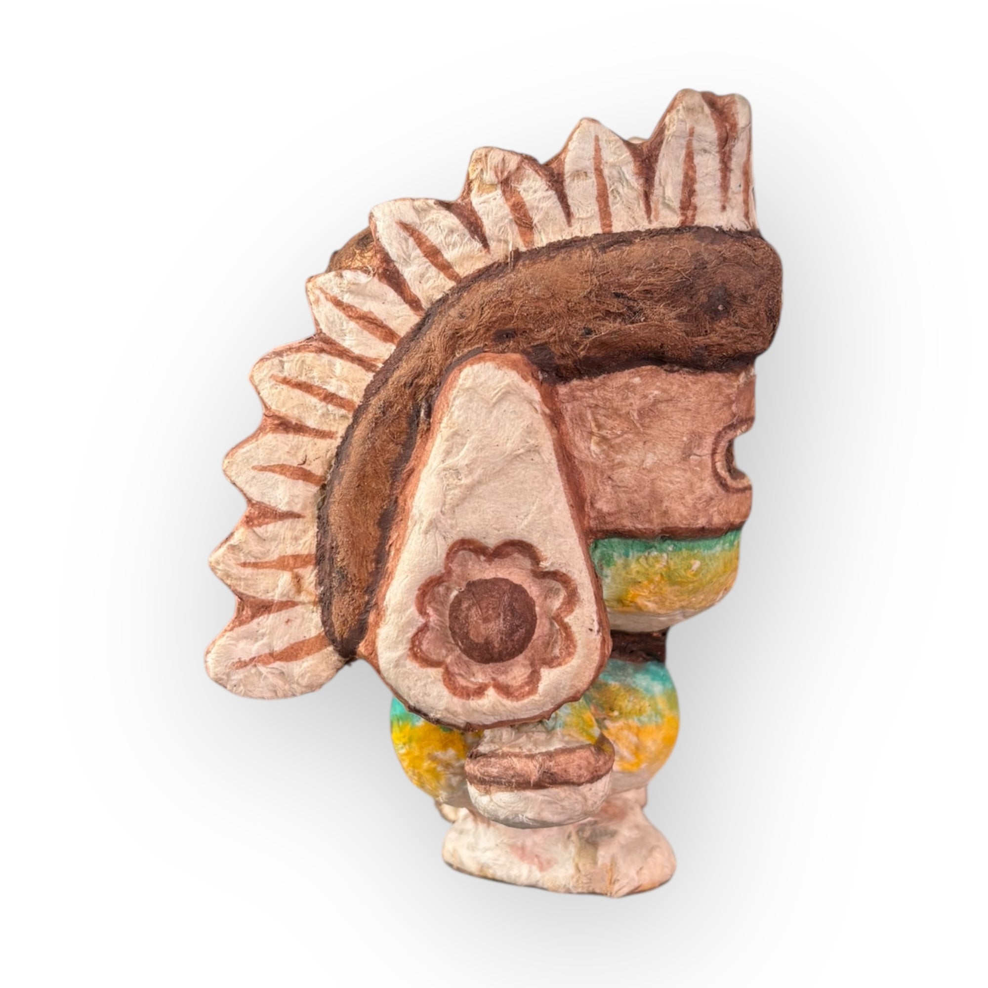 Treceanfibio | Huitzilopochtli Custom 15 cm - Papel Amate Artesanal