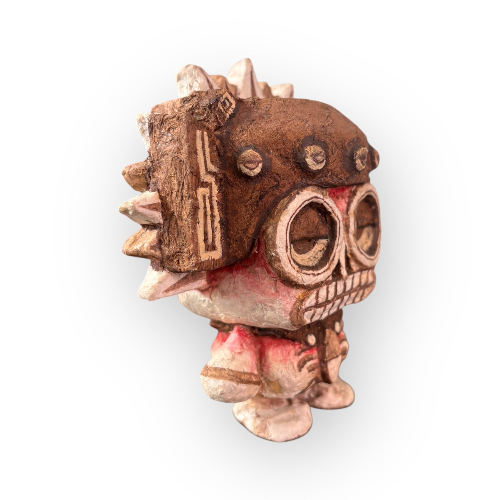 Treceanfibio | Mictlantecuhtli Custom 15 cm - Papel Amate Artesanal