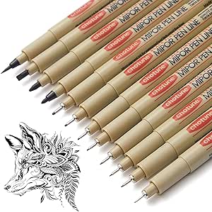 Paquete De Estilógrafos 12 Piezas