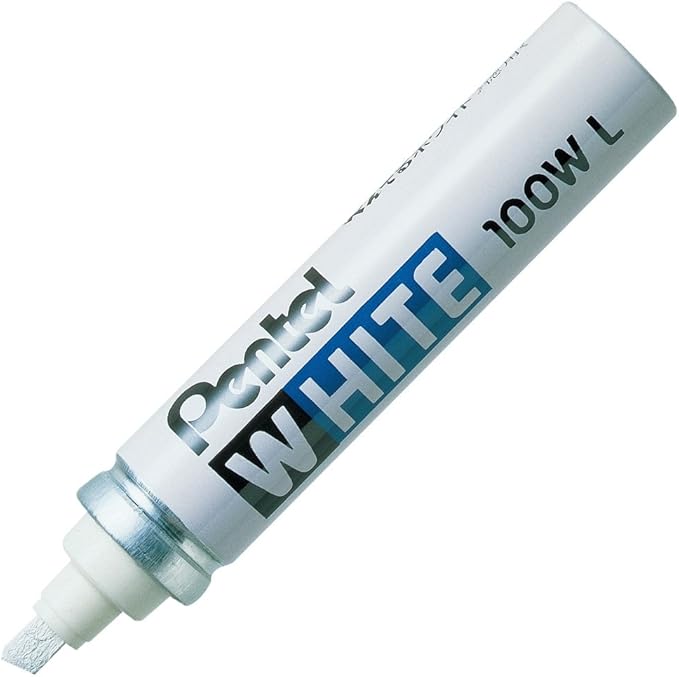 Marcador Pentel White 100W Industrial Permanente