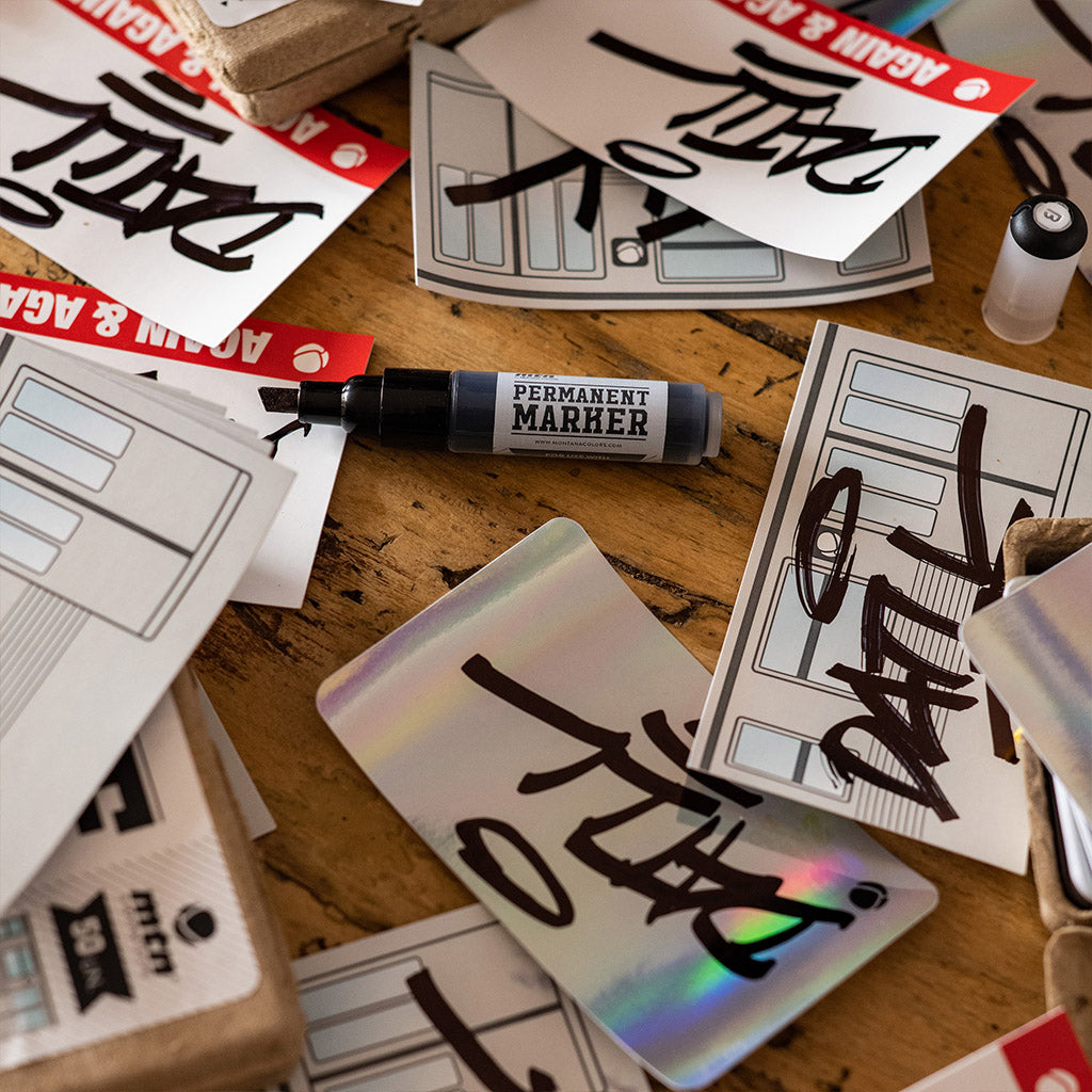 WTF PERMANENT STICKERS 50 UNIDADES